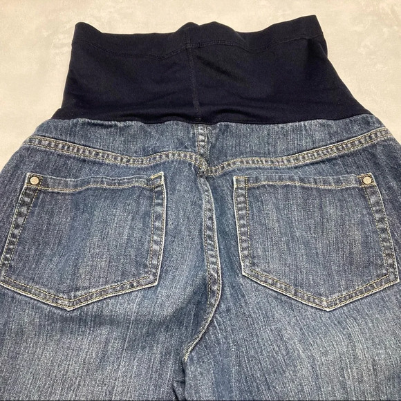 Liz Lange Maternity Full Panel Crop Jeans 2 - Picture 12 of 15